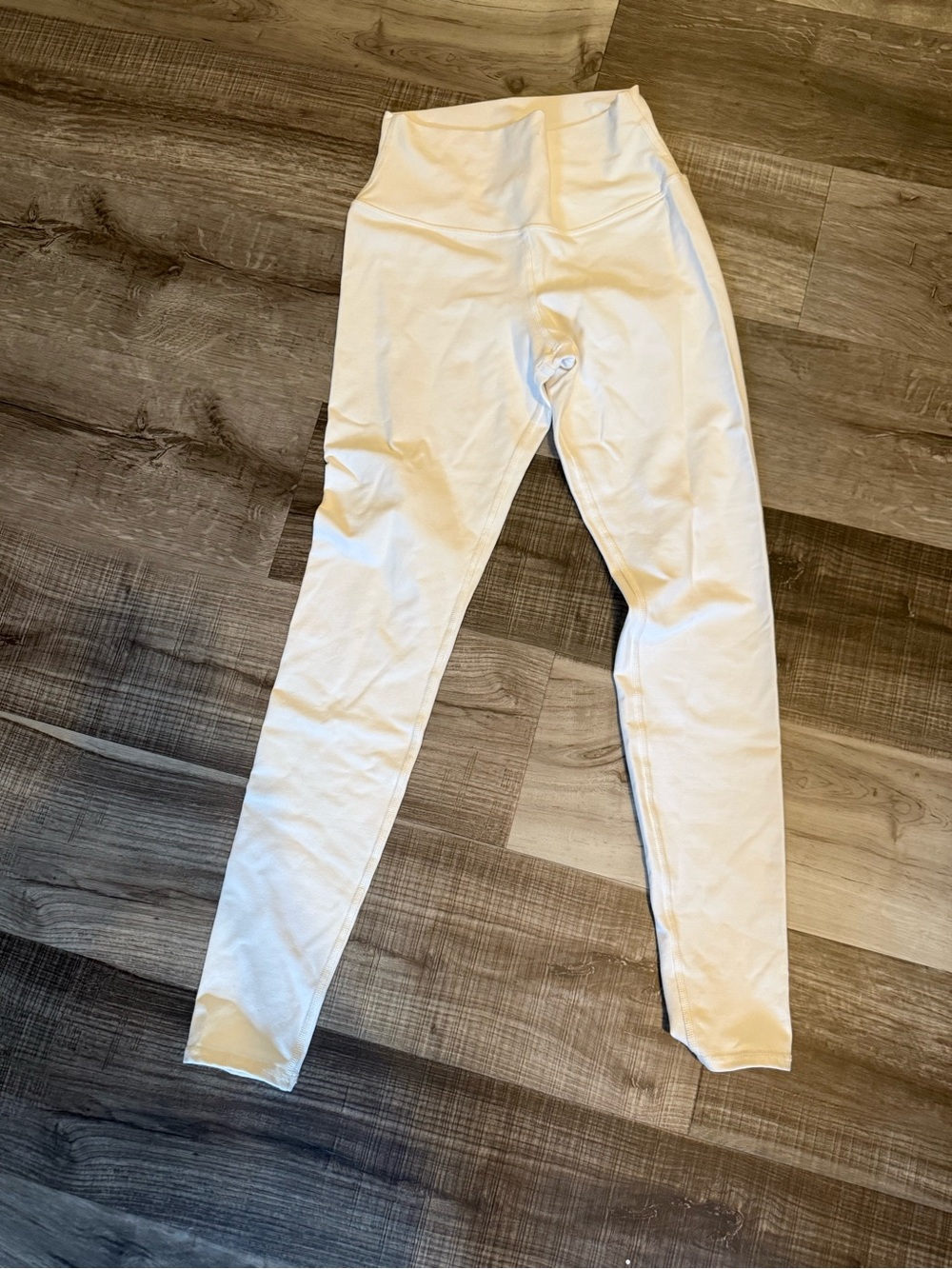 ALO Yoga White High-Rise Leggings